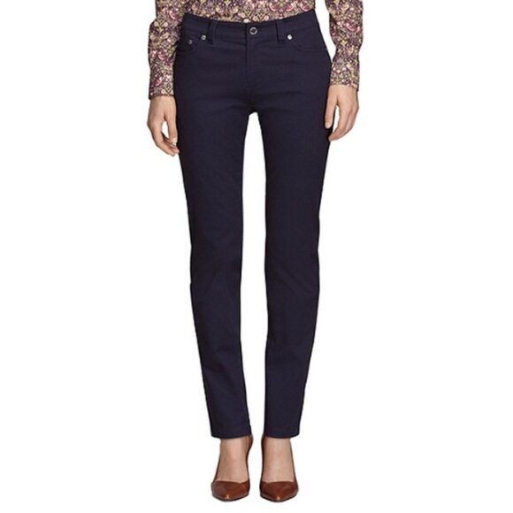 Brooks Brothers Denim - Brooks Brothers Natalie Fit  Straight Jeans Black
